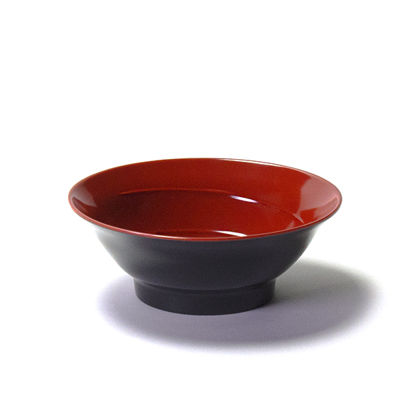 Picture of 8"Dx3"H NOODLE BOWL(rd/bk)(12/72)