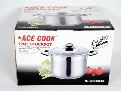 Picture of ACE 12 QT S/S STOCK POT