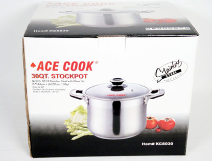 Picture of ACE 30 QT S/S STOCK POT