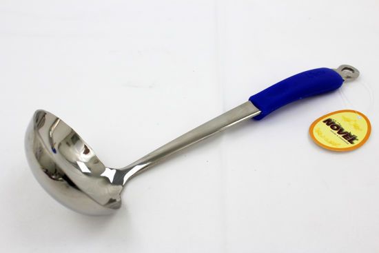 Picture of S/S SOUP LADLE-S (12)(SILICONE HANDLE)